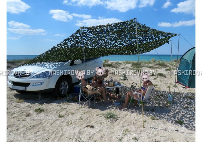 Маскировочная сеть Стандарт МКТ-2Л 3х6 м Лес картинка 11