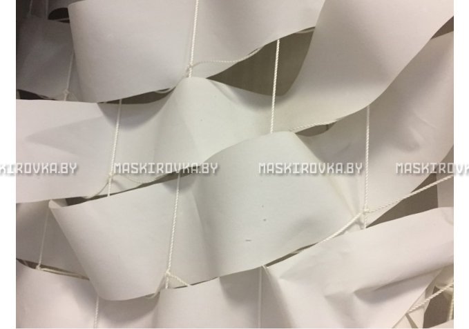 Маскировочная камуфляжная сеть МКТ-2С 12х18 м Снег картинка 2